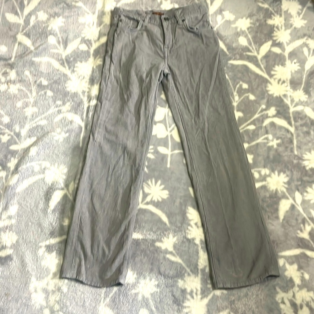 7 for all mankind Boys  Sz14 grey corduroy Jeans  Sz 8